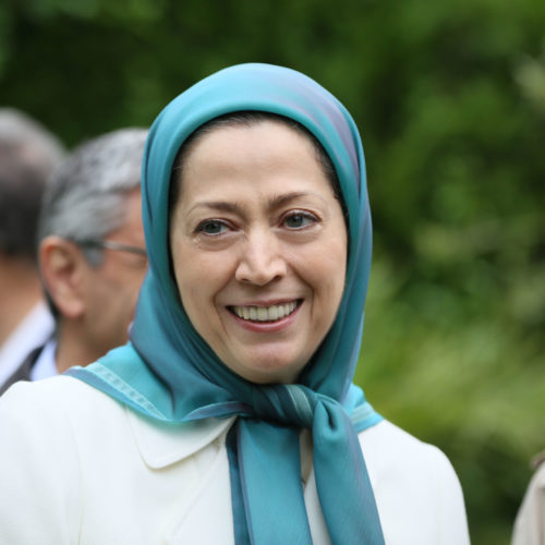 Maryam Rajavi in the Flower Festival at Auvers-sur- Oise – 4 June 2016