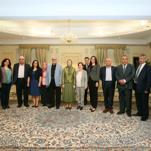 Syrian Opposition delegation meets with Maryam Rajavi, Auvers-sur-Oise, June 11, 2016