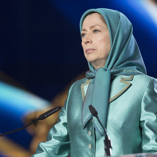 Maryam Rajavi in the Free Iran Grand Gathering in Le Bourget, Paris – July 9, 2016