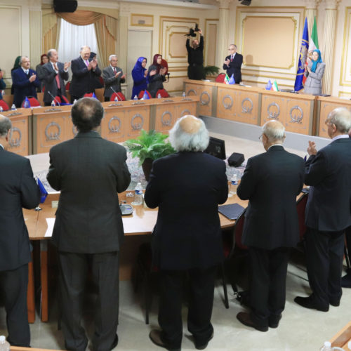 Maryam Rajavi in the Interim session of the National Council of Resistance of Iran, 17 January 2018