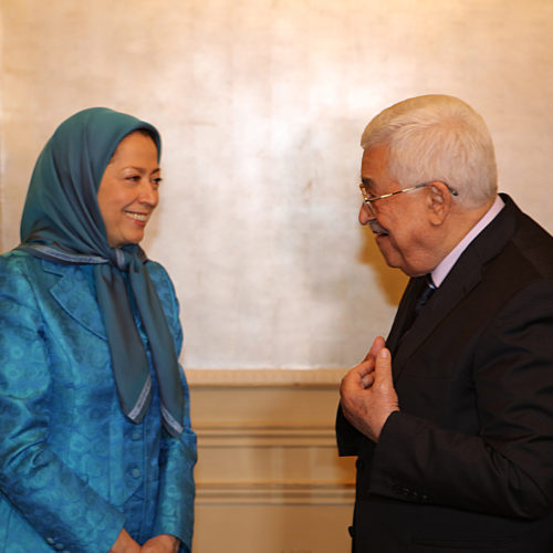 Maryam Rajavi, Meets President Mahmoud Abbas-July 30,2016