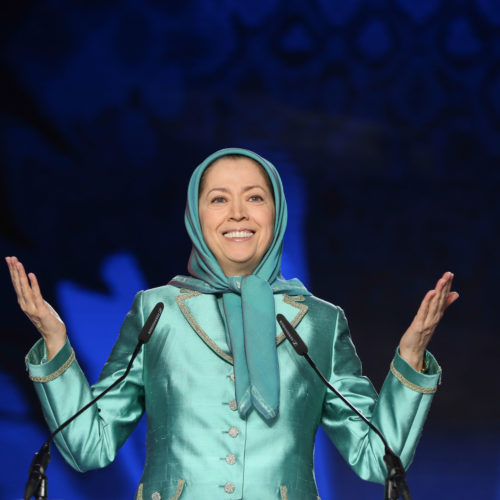 Maryam Rajavi in the Free Iran Grand Gathering in Le Bourget, Paris – July 9, 2016