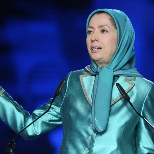 Maryam Rajavi in the Free Iran Grand Gathering in Le Bourget, Paris – July 9, 2016