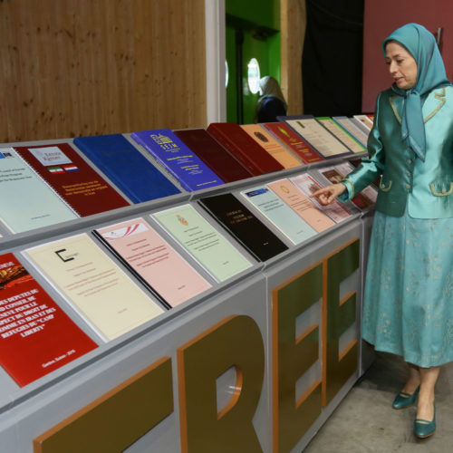 Maryam Rajavi in the Free Iran Grand Gathering in Le Bourget, Paris – July 9, 2016