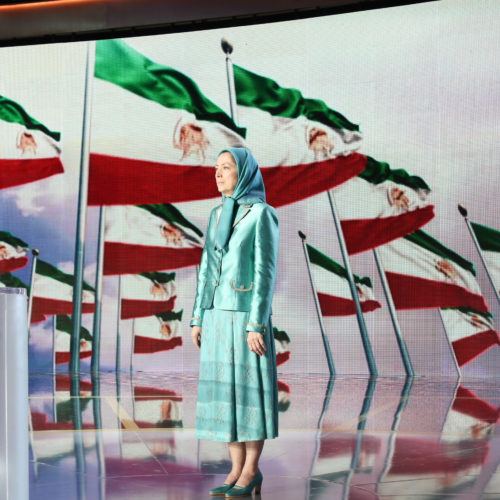 Maryam Rajavi in the Free Iran Grand Gathering in Le Bourget, Paris – July 9, 2016