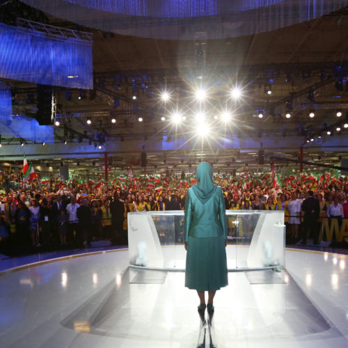 Maryam Rajavi in the Free Iran Grand Gathering in Le Bourget, Paris – July 9, 2016