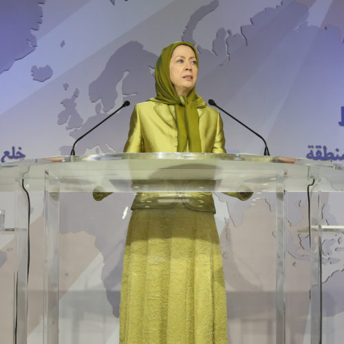 Maryam Rajavi in the meeting of Solidarity with nations of the Middle East- July 10, 2016