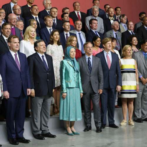 Maryam Rajavi in the Free Iran Grand Gathering in Le Bourget, Paris – July 9, 2016