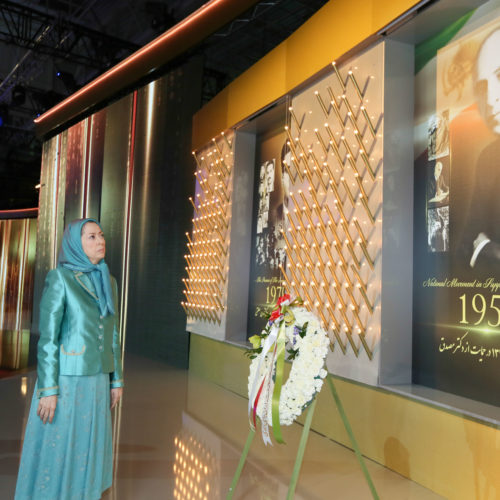 Maryam Rajavi in the Free Iran Grand Gathering in Le Bourget, Paris – July 9, 2016