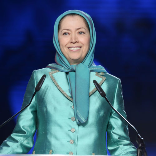 Maryam Rajavi in the Free Iran Grand Gathering in Le Bourget, Paris – July 9, 2016