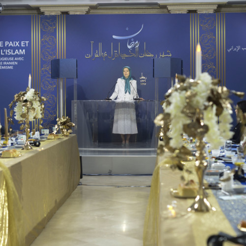 Maryam Rajavi at Iftar gathering- May 19, 2018