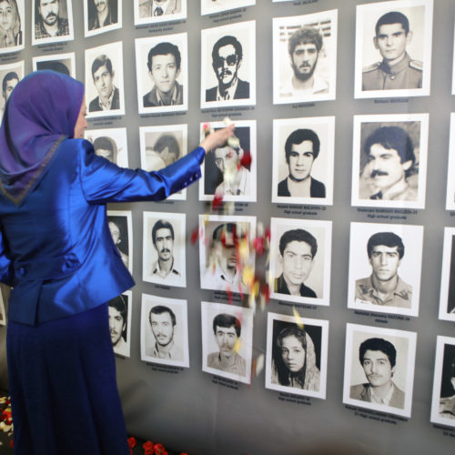 Message of Maryam Rajavi at the Paris 2nd district City Hall Exposition-commemorating 30000 victims of 1988 Massacre (5)