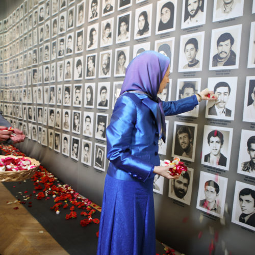 Message of Maryam Rajavi at the Paris 2nd district City Hall Exposition-commemorating 30000 victims of 1988 Massacre (4)