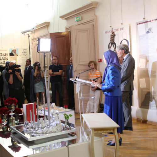 Message of Maryam Rajavi at the Paris 2nd district City Hall Exposition-commemorating 30000 victims of 1988 Massacre (3)