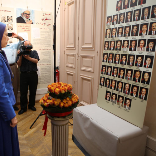 Paying homage to the PMOI heroes- martyrs of the Sept 1- 2013 massacre in Ashraf