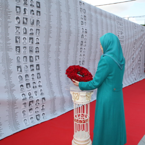 Paying homage to the martyrs and heroes massacred in 1988 who gave their lives and sowed the seeds of uprisings and revolts