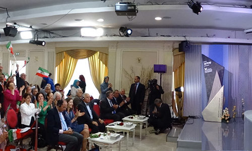 Maryam Rajavi addresses large crowds of Iranians celebrating the successful successful relocation of Camp Liberty residents