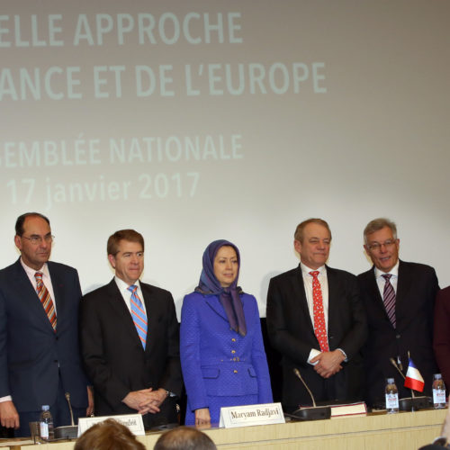 Maryam Rajavi-France Parliament