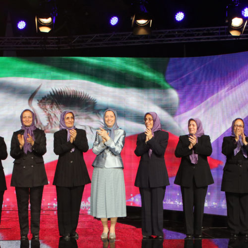 Maryam Rajavi pays tribute to the endurance of the vanguard heroines of Ashraf in IWD ceremony 