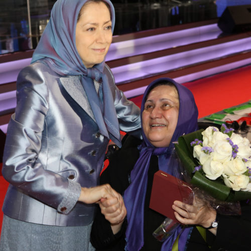 Maryam Rajavi pays tribute to the endurance of the vanguard heroines of Ashraf in IWD ceremony