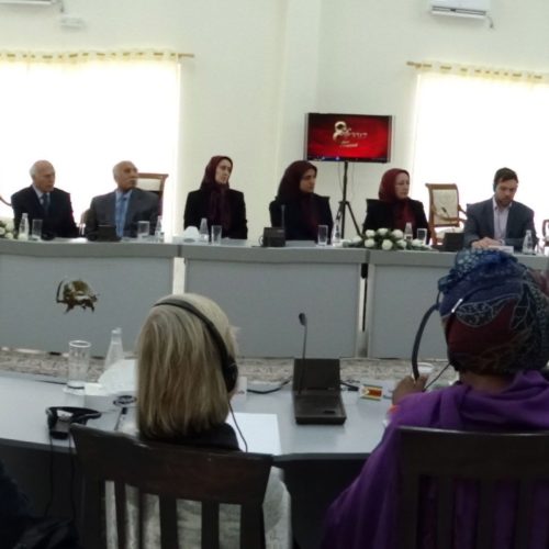 IWD roundtable discussion in Tirana featuring Maryam Rajavi and international personalities – March 2017