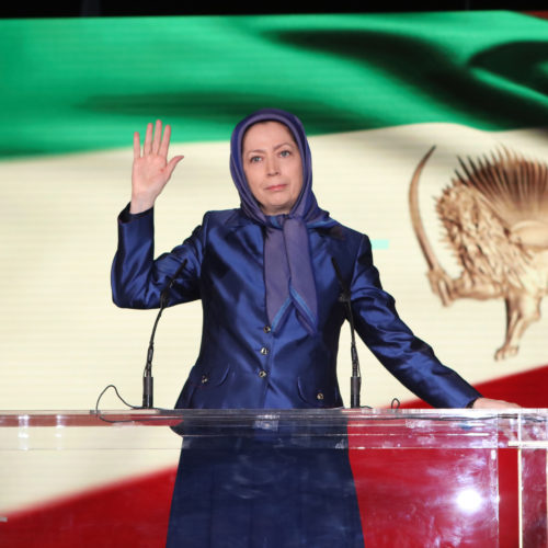 Maryam Rajavi attends ceremony commemorating the sixth anniversary of the martyrs of the epic battle in Ashraf on April 8~2