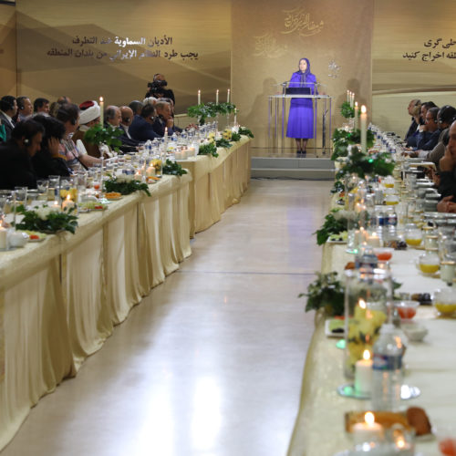 Maryam Rajavi addresses âInterfaith Solidarity Against Extremismâ