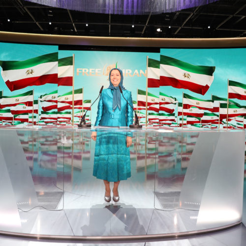 Maryam Rajavi in the grand gathering of freedom-loving Iranians in Paris, July 1, 2017