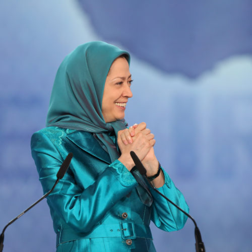 Maryam Rajavi in the grand gathering of freedom-loving Iranians in Paris, July 1, 2017