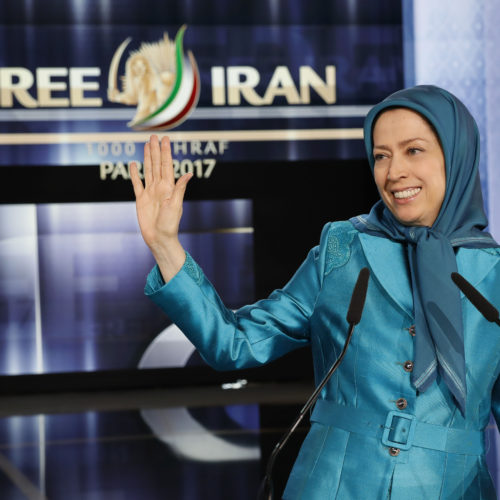 Maryam Rajavi in the grand gathering of freedom-loving Iranians in Paris, July 1, 2017