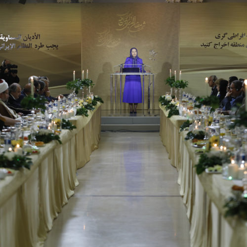Maryam Rajavi addresses the “Interfaith Solidarity Against Extremism” gathering-3 June 2017