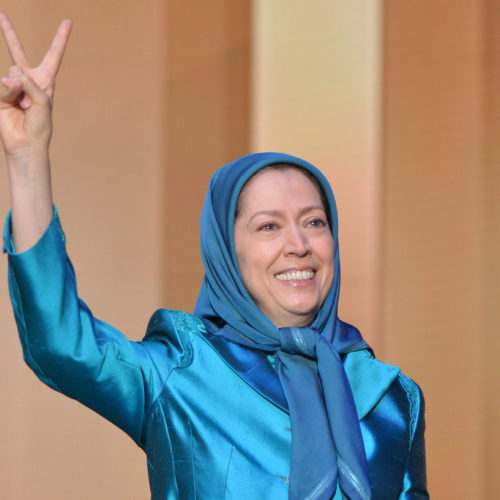 Maryam Rajavi in the grand gathering of freedom-loving Iranians in Paris, July 1, 2017