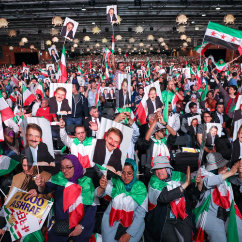 The huge crowd of freedom-loving Iranians in the grand gathering for a Free Iran-2