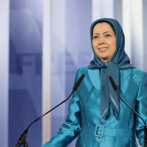 Maryam Rajavi in the grand gathering of freedom-loving Iranians in Paris, July 1, 2017