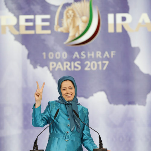 Maryam Rajavi addresses the Grand Gathering for a Free Iran- Paris, July 1, 2017