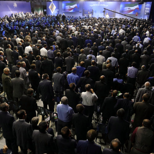 Maryam Rajavi, accompanied by PMOI members, commemorate martyrs of the October 29, 2015 missile attack on Camp Liberty