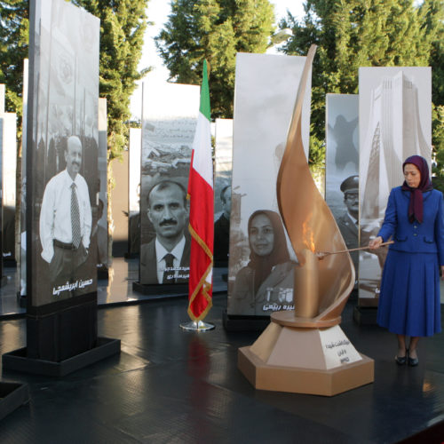 Paying tribute to the martyrs of the rocket attack of October 29, 2015 on Camp Liberty – October 2016