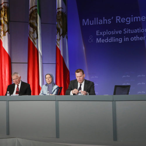 Maryam Rajavi’s at the conference, “Mullahs’ Regime in Crises”, Paris, Dec. 16, 2017.