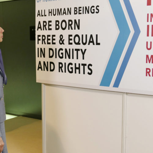 Maryam Rajavi’s Visiting human rights exhibition and paying tribute to 30,000 heroic political prisoners massacred in 1988