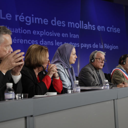 Maryam Rajavi’s at the conference, “Mullahs’ Regime in Crises”, Paris, Dec. 16, 2017.