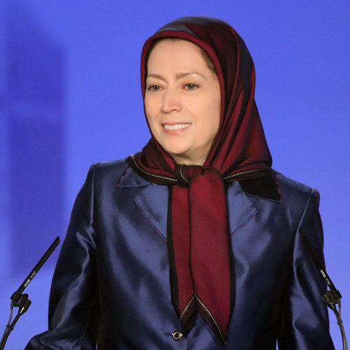 Maryam Rajavi addressed the memorial ceremony for 24 slain PMOI members on the second anniversary of the heavy rocket attack at Camp Liberty, October 29, 2017