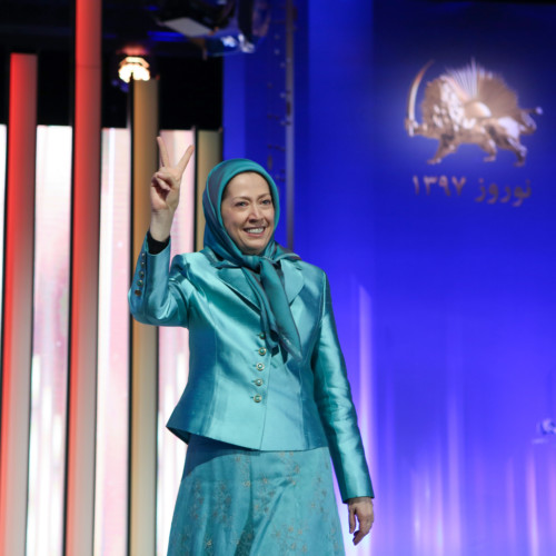 Maryam Rajavi attended a ceremony marking the Iranian New Year, Nowruz