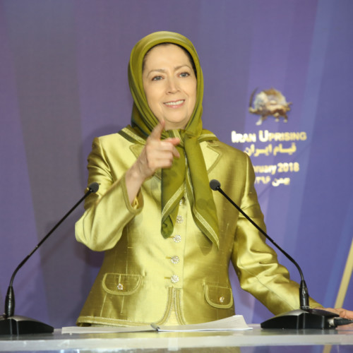 Maryam Rajavi addresses a gathering of youths on the anniversary of 1979 Revolution in Iran-February 10, 2018