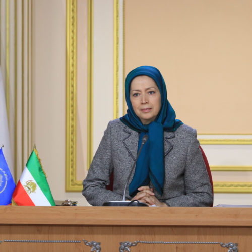 Maryam Rajavi in the Interim session of the National Council of Resistance of Iran, 17 January 2018