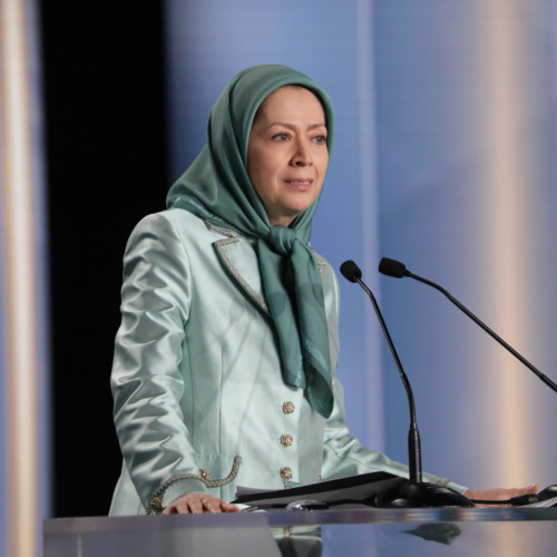 Maryam Rajavi attends IWD Conference entitled, 