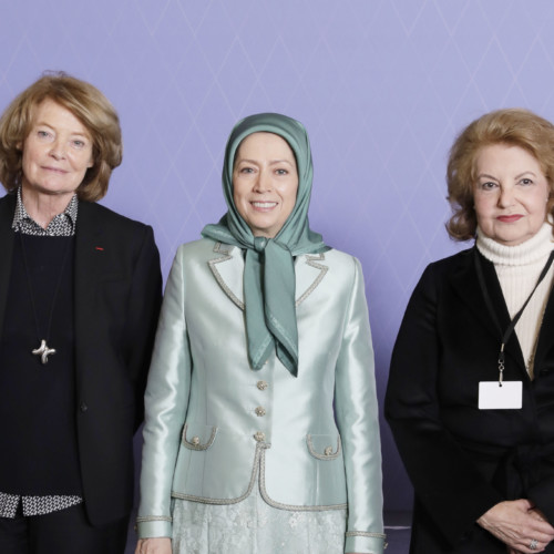 Maryam Rajavi attends IWD Conference entitled, 