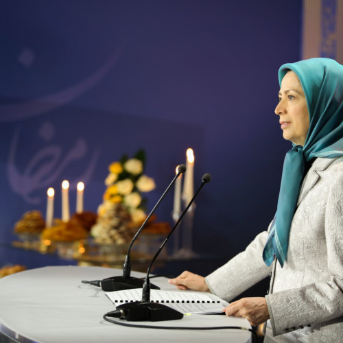 Maryam Rajavi at Iftar gathering- May 19, 2018