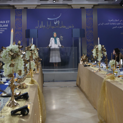 Maryam Rajavi at Iftar gathering- May 19, 2018