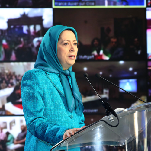 Maryam Rajavi addressing the Iranian Communities’ global conference marking the 30th anniversary of the massacre of 30,000 political prisoners