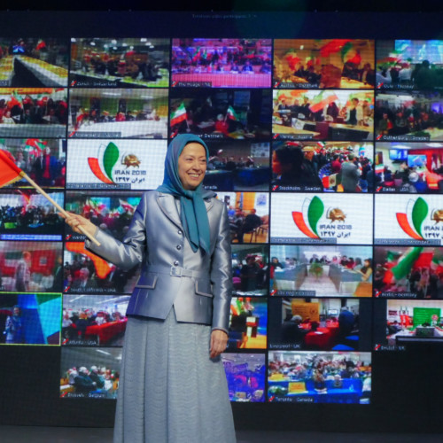 Maryam Rajavi at the International Conference of Iranian Communities - December 15, 2018